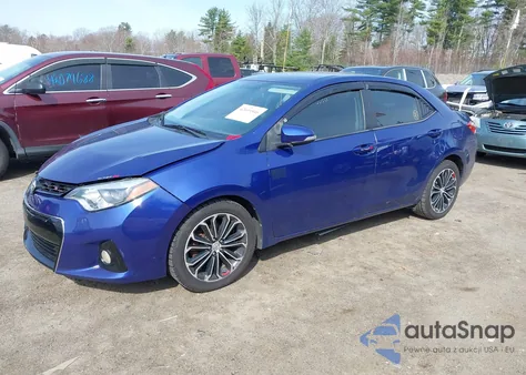 2015 Toyota Corolla S Plus из США, поврежденный, VIN 2T1BURHE0FC345674